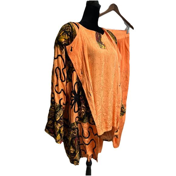 VTG Sophia New York Artsy Art To Wear Funky Colorful Medium Oversized Lagenlook - Picture 15 of 16